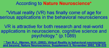 Artikel in 'Nature Neuroscience' über die Fortschritte in der VR-Therapie